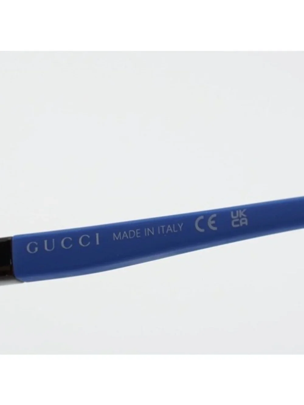 Gucci GG1735S 003 Sunglasses Havana Rectangle Frame, Blue Lenses